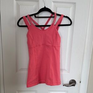 Lululemon Athletica Pink Double-Strap Camisole